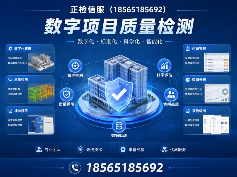 从化区数字项目质量检测展示图